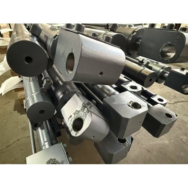 ODM OEM Parallel Type Two Stage Hydraulic Double Acting Cylinder Steel Hard Chrome Plated