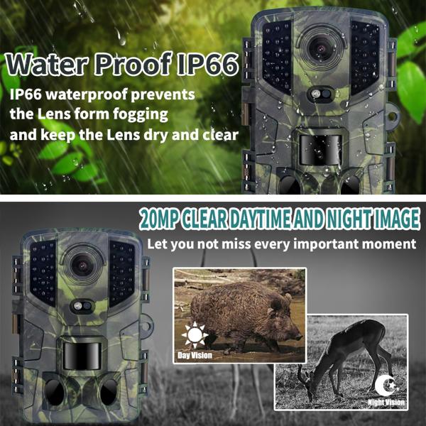 1080p Night Vision Goggle Waterproof Night Vision Wildlife Camera Trap IP56