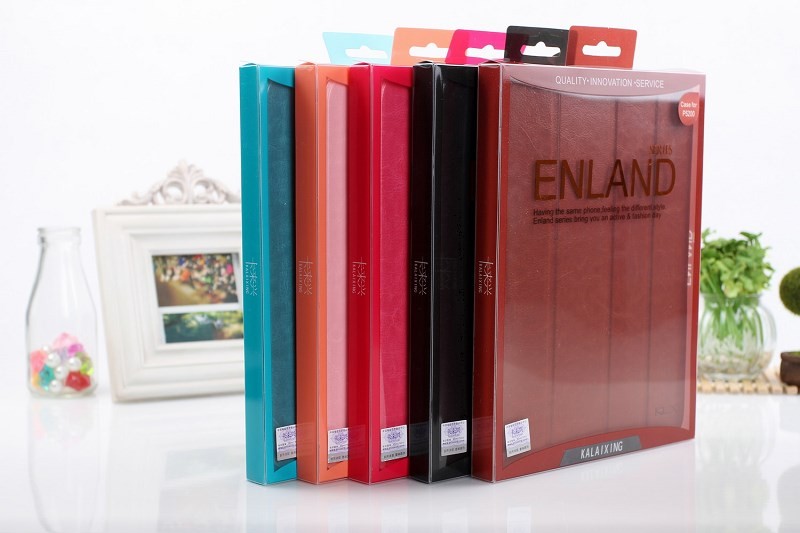 10.1 Inch PU Leather Wallet Case Multicolored For Samsung Tab3