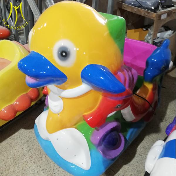 Hansel  factory price coin operated video games electric kiddie ride for sale