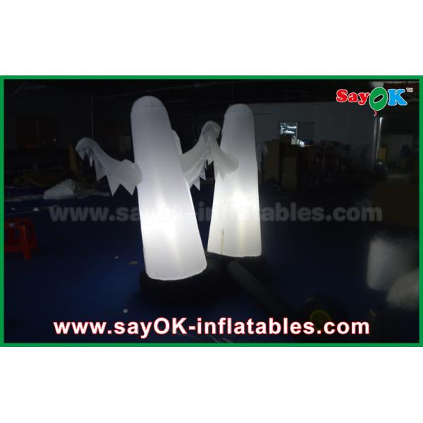 1.5m OXford Cloth Halloween 3 Ghost Inflatable Lighting Decoration Waterproof