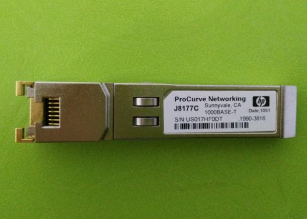 J8177C Optical Fiber Module SFP RJ45 100M 3.3 / 5 Volts Cu Transmission Medium