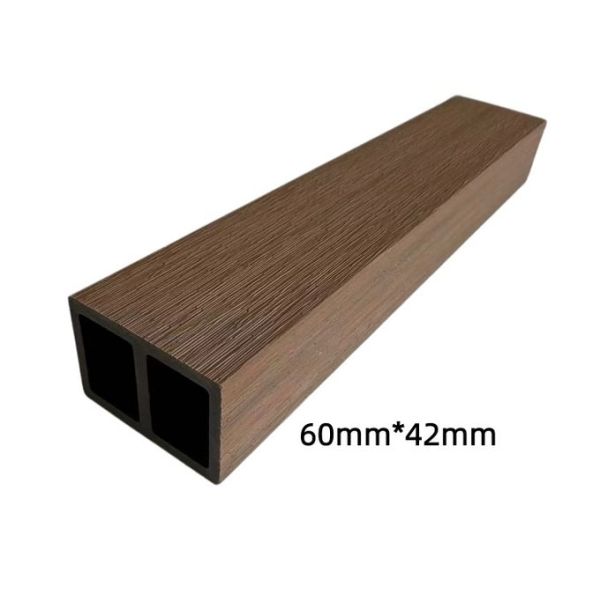 Low Maintenance WPC Tube Facade Batten With Certified Quality Control