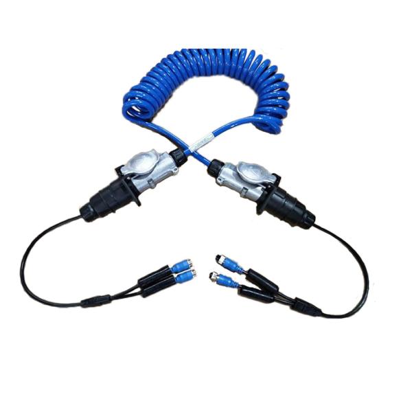 7 Core Car Reverse Camera Cable / Extension Cable For Security Cameras