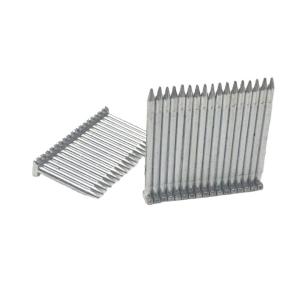 Hardened Brad Nails 25mm 38mm Galvanized Row Nail Diamond Point Type