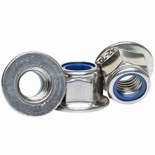 SS316 Stainless Steel Bolts / Nuts DIN 934 M12 Hex Head Flange Nut