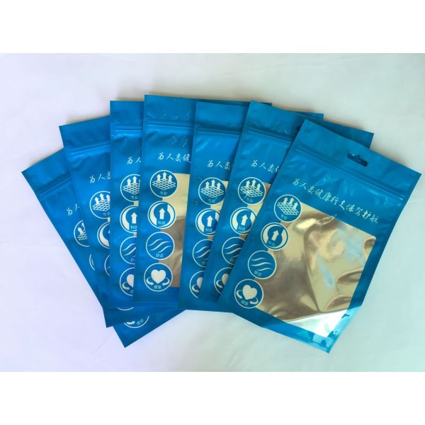 Composite Three Side Seal Bone Aluminum Foil Ziplock Bag Insole Shoes Heel Packing