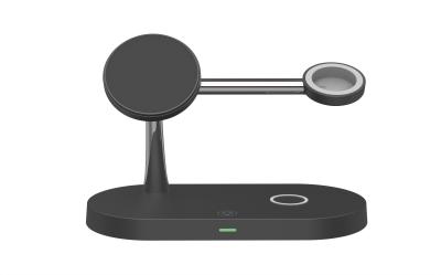 FCC ROHS Metal Wireless Charging 15W Zinc Alloy Wireless Charger Bracket