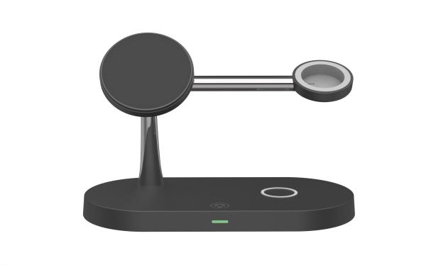 FCC ROHS Metal Wireless Charging 15W Zinc Alloy Wireless Charger Bracket