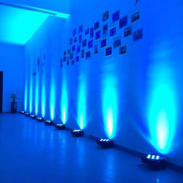 6in1 LED Battery Par Light Wireless 9pcs 18w For Event Stage Dj Bar Night Club Wedding