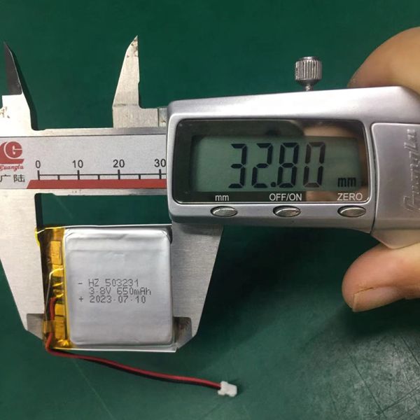650mAh 3.8V Lithium Polymer Battery Li-ion Battery Cell 5.0*32*31mm for Power Tools and Consumer Electronics