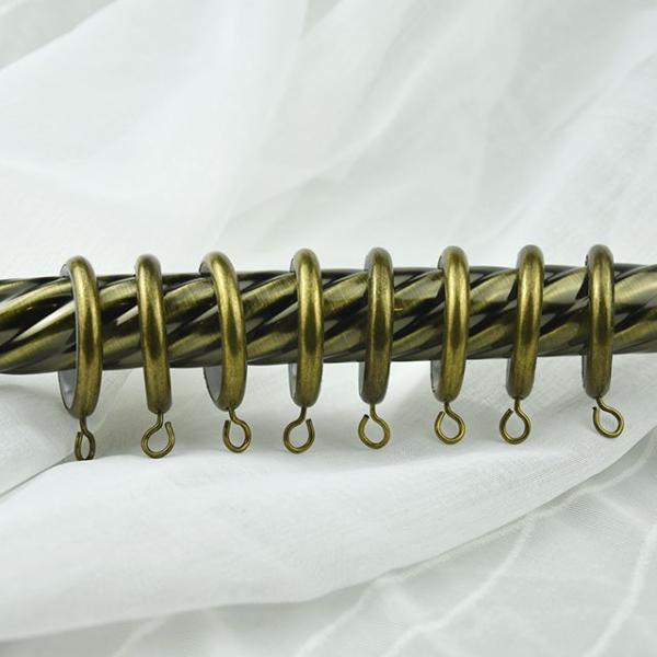 Living Room160/200/250/300/350/400cm Twist Iron Pole Single Swivel Curtain Rods Wholesale Morocco