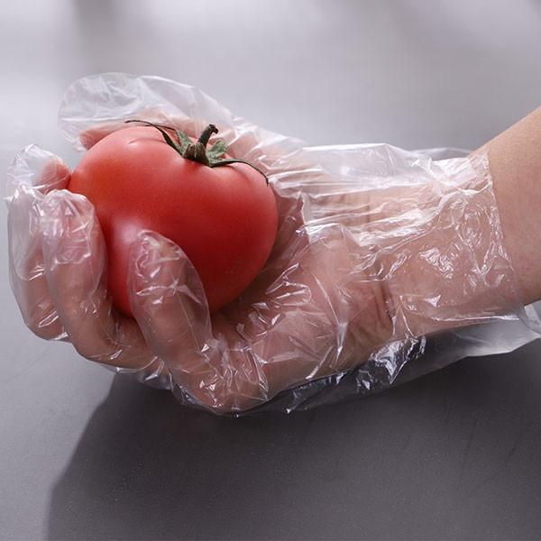Disposable Plastic Work Gloves / Industrial Clear Vinyl Gloves For Cooking Cleaning And Food Handling
