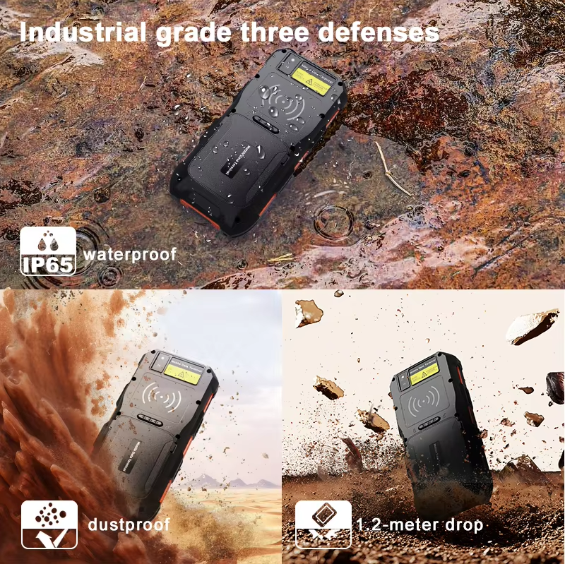 Android RFID Animal Ear Tag Reader with ISO11784/ISO11785 FDX-B Support for 125kHz/134.2kHz Livestock Tags and Bluetooth/Wi-Fi/USB Connectivity