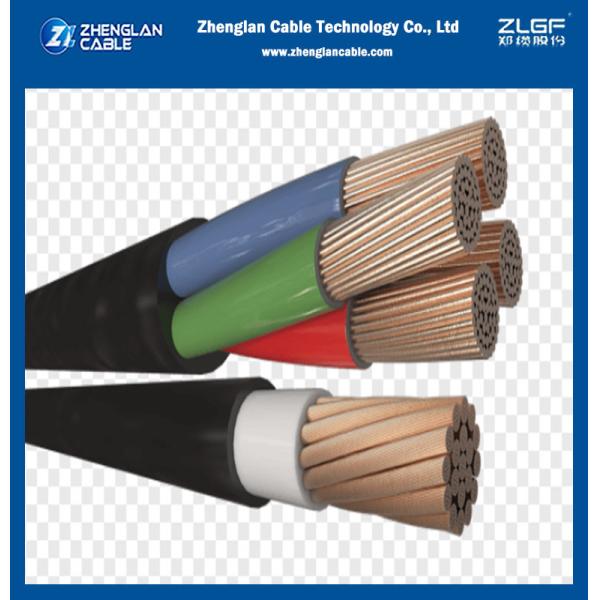 0.6 / 1kV Multi Core Copper Armored Cable Underground XLPE / PVC Power
