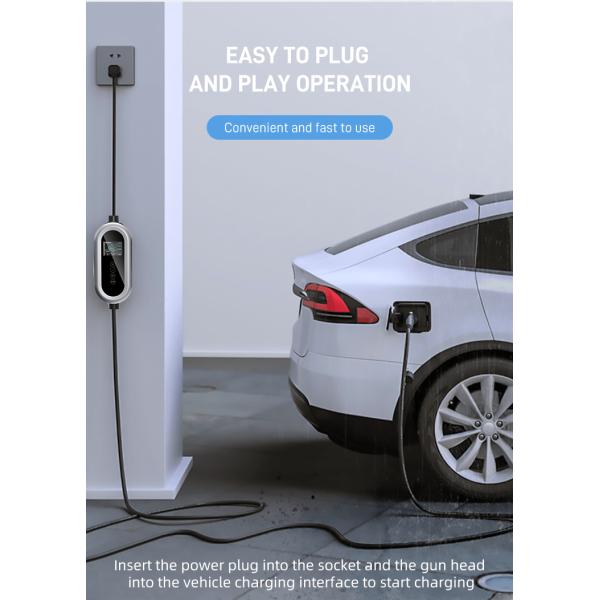 Коммерческое однофазное зарядное устройство для электромобилей 230В типа 2 для Tesla