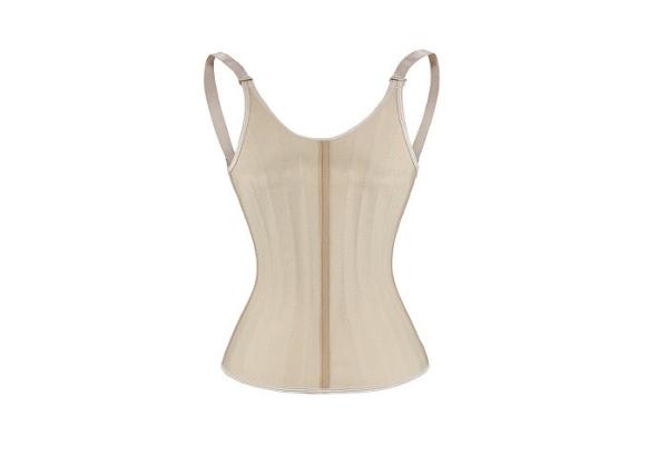 Veste Nude de Cincher da cintura do corpo de Adjustable Shoulder Strap do instrutor da cintura do halterofilismo
