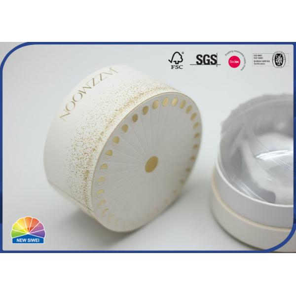 Нажмите вверх бумажный упаковывая порошок трубки косметический пакуя с ярким блеском цветка шелка