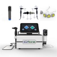 Máquina portátil de la fisioterapia de la radiofrecuencia de la máquina de diatermia de la onda expansiva de Tecar