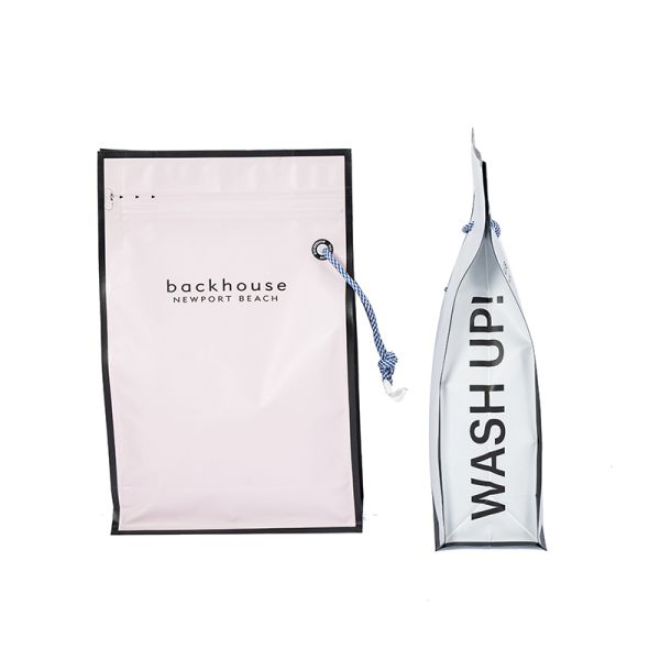 Customizable Eight Side Seal Packaging Bag Plastic Mylar Coffee Pouches Package Plastic Bags
