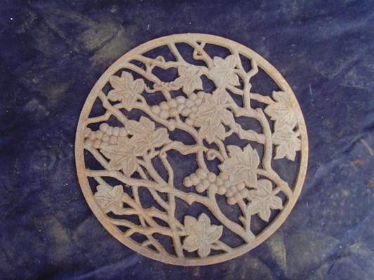 Classical Design Outdoor Round Cast Iron Doormat For Home Decor
