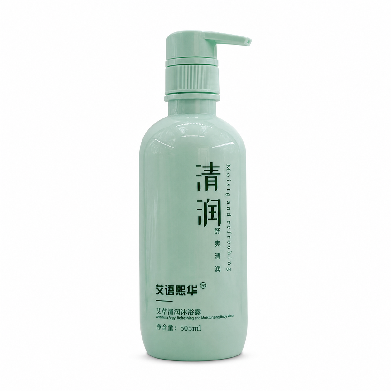 Mugwort Body Wash 505ml Pump Bottle for Wholesale Bath Care Supply