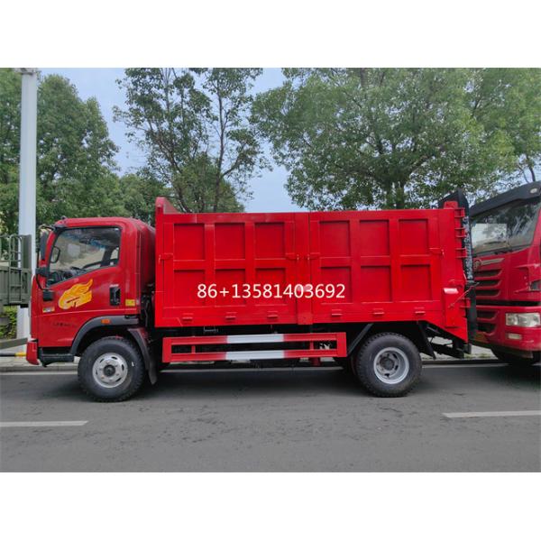 Sinotruk 4x2 Tipper Building Material Truck Hydraulic Cylinders Mini Dump Trucks