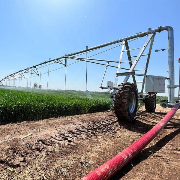 Lateral Moving Sprinkler Machine Durable Agriculture Translational Sprinkler Irrigation Line with 4000 KG Load Capacity