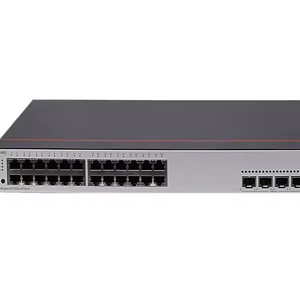 S5735-S24T4XE-V2 Enterprise CloudEngine Switches de rede Stock e 24 portas 10/100/1000