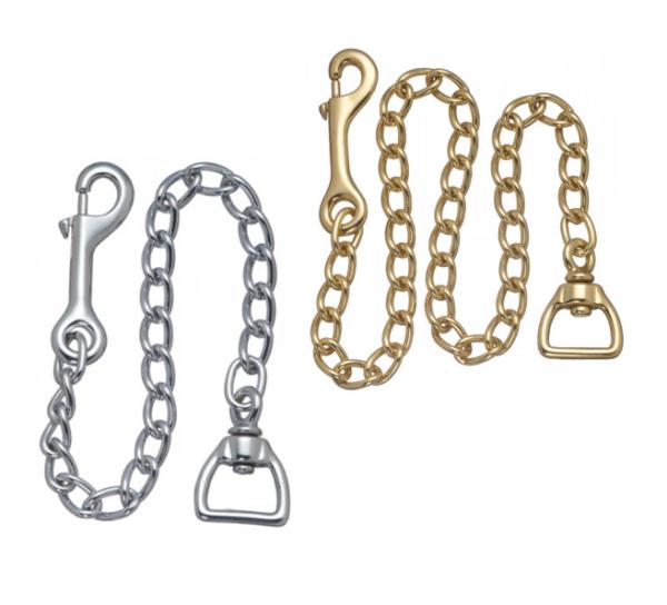 Heavy duty style brass plated Zinc plated Iron material hosre lead chain saddlery hardware accessories