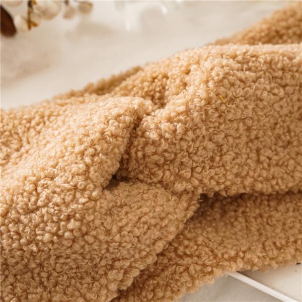 Heavy wide cashmere black hair band geometric Korean wave shampoo hair accessories autumn/winter cross headband