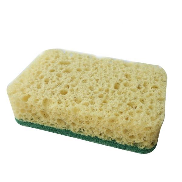 Sponge de cuisine personnalisée en polyester en PU 11x7x3cm