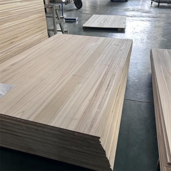 Free Spare Parts AA Grade Solid Wood Glue Board Paulownia Board 4x8 Paulownia Plywood