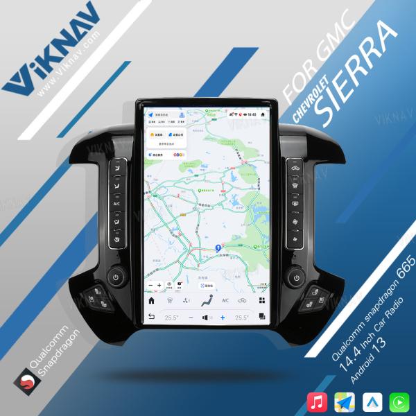 2013 2014 2015 Car Silverado Radio GMC Sierra Upgrade HD Touch Screen Unidade de cabeça