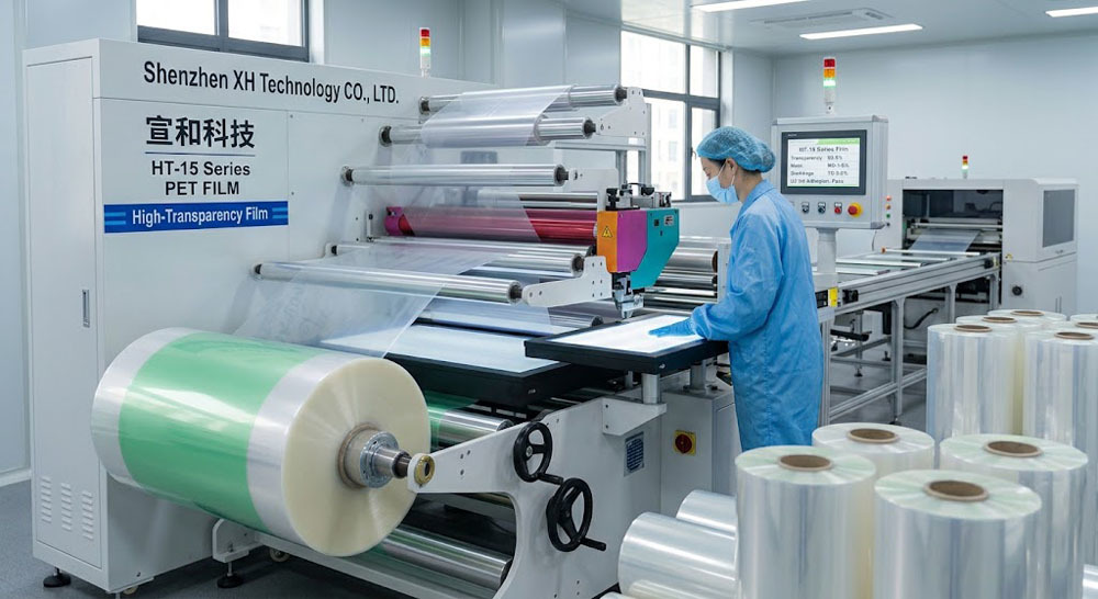 High-Transparency Double-Sided TPU-Coated PET Film HT-15 Series