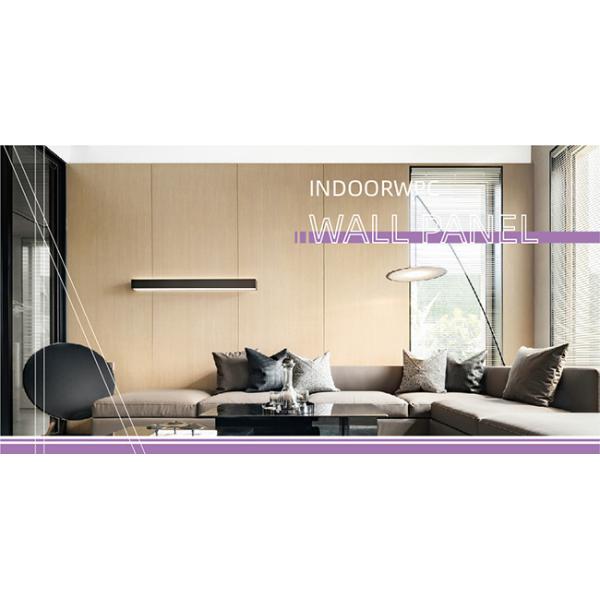 193*13mm Indoor Wall Paneling 20 Percent Calcium Calbonate Inside