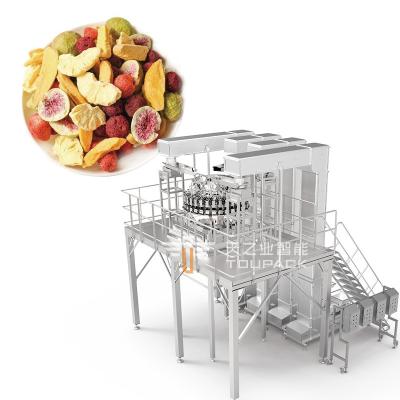 Auto Stand Up Pouch Doypack Weighing Packing Granule Peanut Cashew Nuts Multihead Weigher Filling Machine