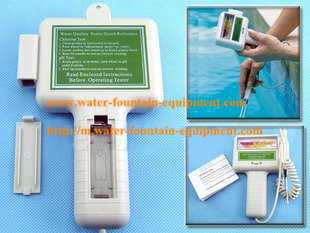 Plastic Electronic Swimming Pool Spa Water PH CL2 Chlorine Tester White
