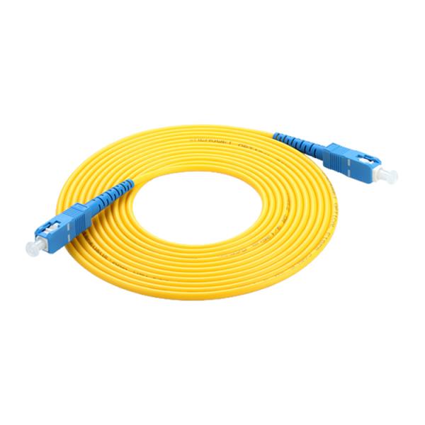 Equipo de fibra óptica SC UPC Cordón de parche de fibra óptica para conexión de fibra óptica rápida