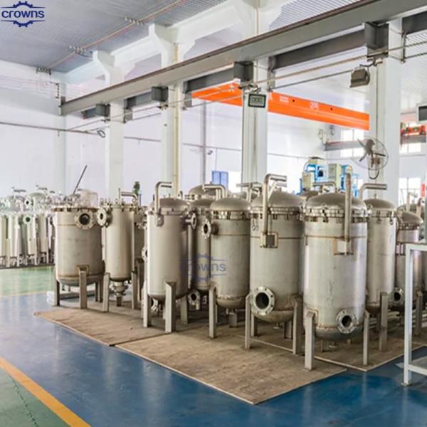 Фильтр горячая продажа 304/316L многоядерный нержавеющий сталь вино картридж фильтр корпус 10' '20' '30' для фильтрации пива