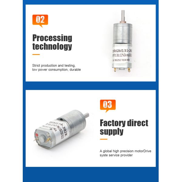 Futeng Factory Micro 12 v Dc Motor 500rpm Smart Blinds Spur Brushed Dc Gear Motor