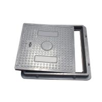 En124 Resin Hinged SMC Manhole Covers Square Fiberglass Composite Man Hole Cover