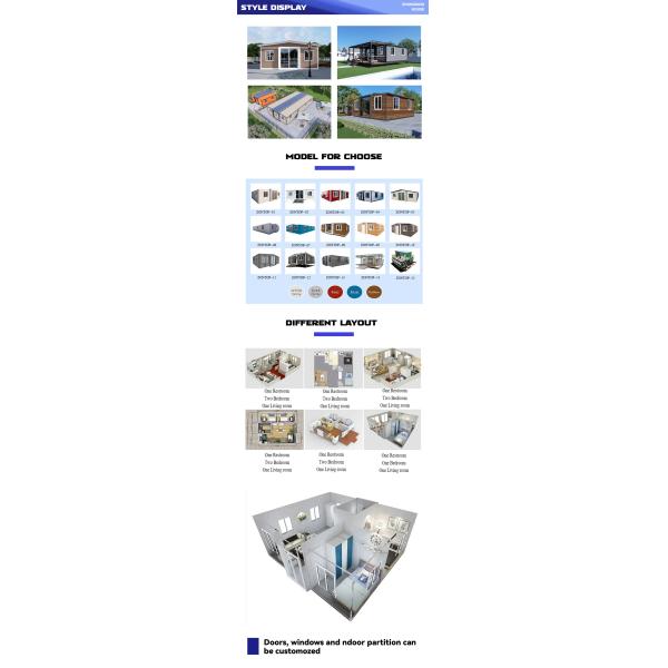 Дом Маленькая комната Роскошная вилла Расширяемый дом Небольшой сборный дом Контейнерный дом