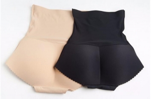 FP002 Ladies high waist silicone one piece seamless padded panties