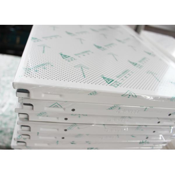 Perforated 600 x 600 Clip In Ceiling Panels , Decorative Drop Ceiling Panels
