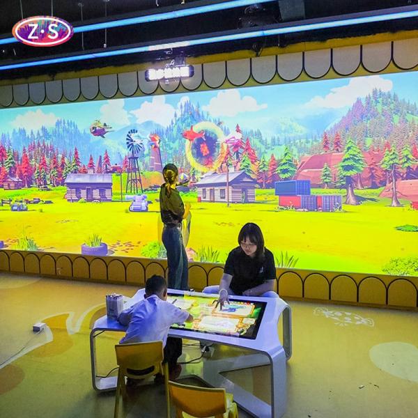 43 Inch Touch Table Magic AR Drawing Immersive Interactive Painting Games