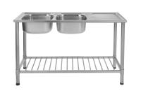El cuenco doble SS de Min Cabinet Width 500m m se hunde con el soporte 720*450*220m m