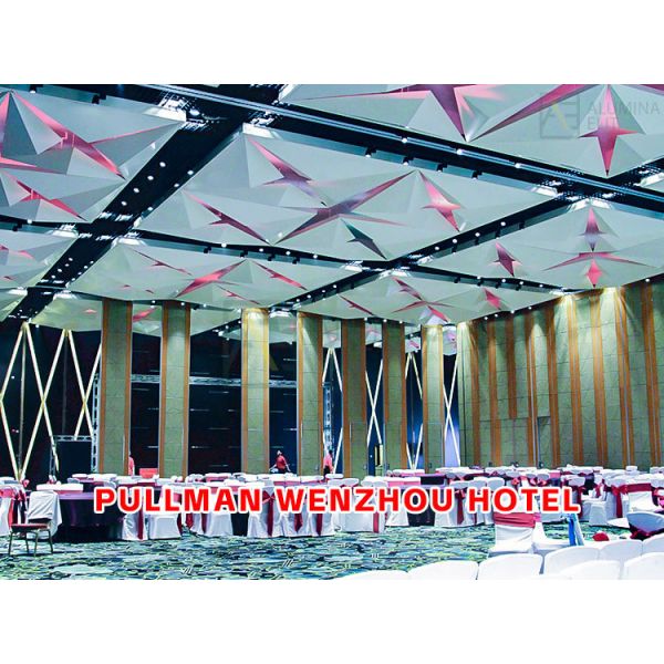 Pullman Wenzhou Hotel：Customized Operable Wall Panels and Movable Partition Wall for Temporary Walls in Meeting Rooms and Schools