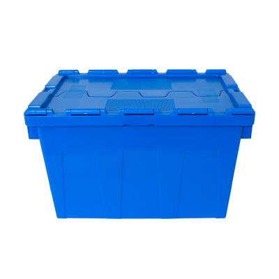 Container de tampa de cor personalizada para solução de distribuição empilhável