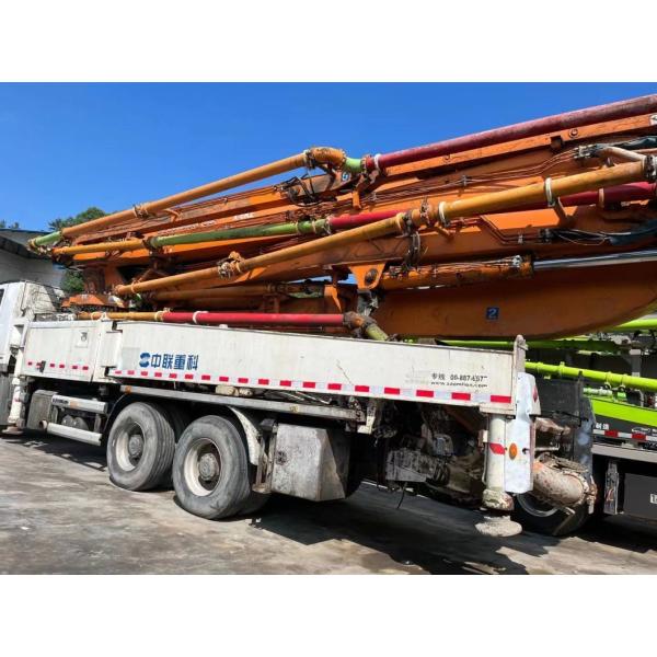 Zoomlion 49m Used Concrete Pump Truck Concrete Mixer Machine Truck Mounted Pump 2014